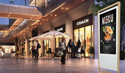 屋内用両画面ベーシックデジタルサイネーの特徴