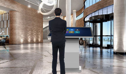 スタンド一体型自立式タッチスクリーンの特徴