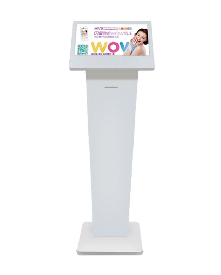 印字付きスタンド一体型自立式タッチスクリーン
